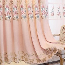 Tenda Per La Casa Tenda Su Misura Stile Europeo Ricamo Floreale