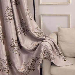 Tende Oscuranti Moderne In Tessuto Jacquard Ad Albero