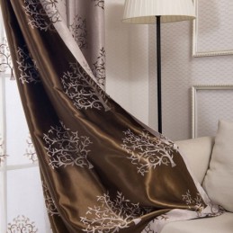 Tende Oscuranti Moderne In Tessuto Jacquard Ad Albero