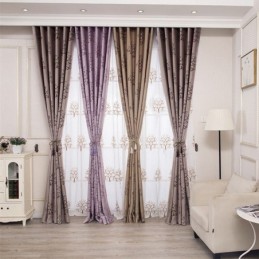 Tende Oscuranti Moderne In Tessuto Jacquard Ad Albero