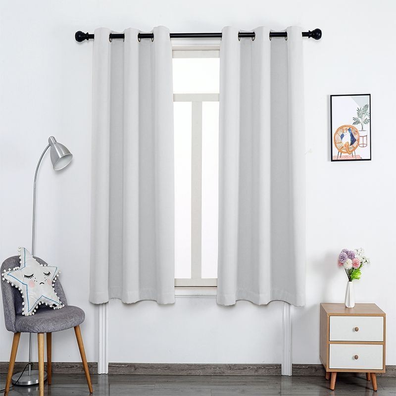 Tenda Oscurante Moderna Su Misura, Tende Di Colore Puro Per Soggiorno E Camera Da Letto