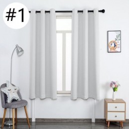Tenda Oscurante Moderna Su Misura, Tende Di Colore Puro Per Soggiorno E Camera Da Letto