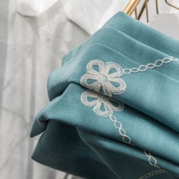 Tenda Moderna Su Misura In Cotone Con Reticolo A Rombi