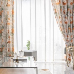 Tenda Moderna Su Misura Tenda Fiori Stampa Casa