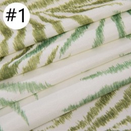 Tenda Oscurante Stampata Tropicale Su Misura, Pannello In Tulle Con Foglie Americane Per Camera Da Letto