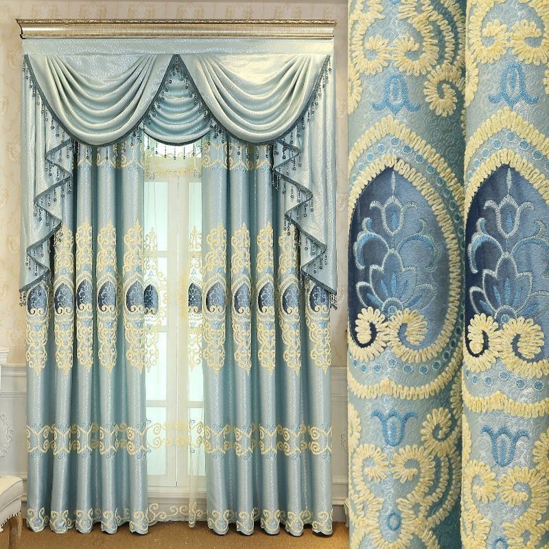 Tenda Moderna Su Misura Tenda Ricamata Decorativa
