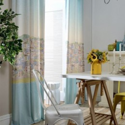 Tenda Nordica Su Misura, Tenda Cotton Town Stampata