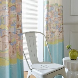 Tenda Nordica Su Misura, Tenda Cotton Town Stampata