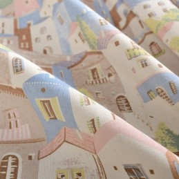 Tenda Nordica Su Misura, Tenda Cotton Town Stampata
