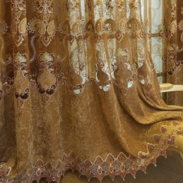 Tenda Moderna Su Misura, Tenda In Stile Europeo Con Ricamo