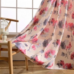 Tenda Moderna Su Misura In Cotone Con Stampa Floreale
