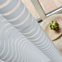 Tenda Trasparente Moderna E Semplice, Su Misura, A Righe, In Jacquard, Per Soggiorno, Studio, Tessuto Versatile