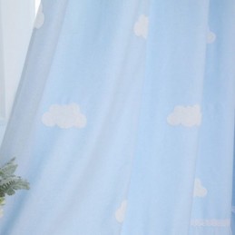 Tende Sweet Cloud Blu Semi-Oscuranti Per La Cameretta Delle Ragazze