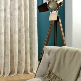 Tenda Semplice Giapponese Su Misura, Tessuto Di Lino E Cotone Con Ricamo, Protezione Ambientale