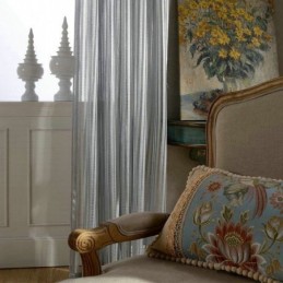 Tenda Trasparente Moderna E Semplice, Su Misura, In Tessuto Jacquard A Righe Grigie, Per Soggiorno E Studio