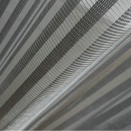 Tenda Trasparente Moderna E Semplice, Su Misura, In Tessuto Jacquard A Righe Grigie, Per Soggiorno E Studio