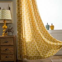 Tenda In Cotone Giallo Su...