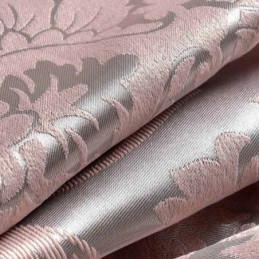 Tenda Rurale Europea Su Misura, Tessuto Oscurante Per Camera Da Letto In Jacquard Rosa