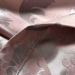 Tenda Rurale Europea Su Misura, Tessuto Oscurante Per Camera Da Letto In Jacquard Rosa