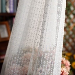 Tende In Tulle Bianco Per Soggiorno, Tende Tinta Unita, Tende Su Misura, Tende Trasparenti In Voile Per Camera Da Letto