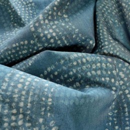 Tenda Antica Americana Su Misura, Tenda Con Cerchio Blu Stampato