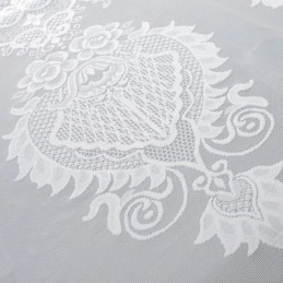 Tenda Trasparente Classica Europea Su Misura, Con Motivo Floreale In Jacquard, Per Soggiorno, Studio, Tessuto In Morbido Cotone.