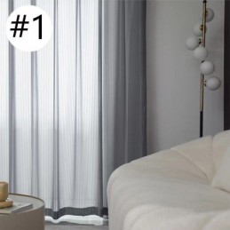 Tende Trasparenti A Righe, Decorazioni Per La Casa, Tende Moderne In Tulle, Tende Su Misura Per Il Soggiorno