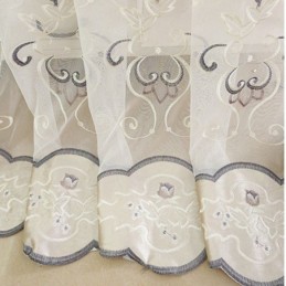 Tende Moderne In Tulle Trasparente Con Motivi Floreali Per Soggiorno E Camera Da Letto
