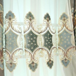 Tende Trasparenti Moderne Ricamate In Tulle Per Soggiorno E Camera Da Letto