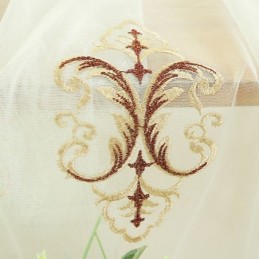 Tende Trasparenti Moderne Ricamate In Tulle Per Soggiorno E Camera Da Letto