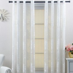 Tenda A Pannello Trasparente Floreale Moderna Su Misura Per Soggiorno E Camera Da Letto