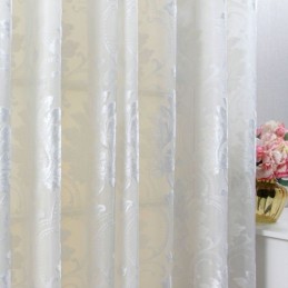 Tenda A Pannello Trasparente Floreale Moderna Su Misura Per Soggiorno E Camera Da Letto
