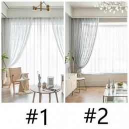 Tende Trasparenti In Tulle Nordico, Eleganti Tende In Voile Bianco Su Misura, Pannello Per Tende Per Soggiorno.
