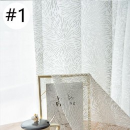 Tende Trasparenti In Tulle Nordico, Eleganti Tende In Voile Bianco Su Misura, Pannello Per Tende Per Soggiorno.