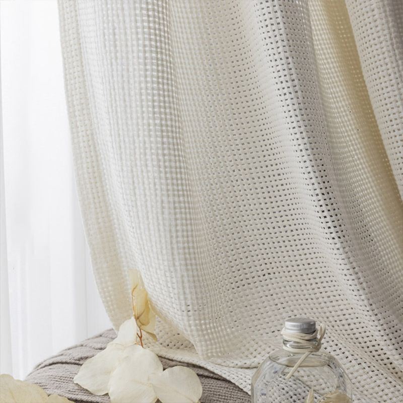 Tende Moderne Trasparenti In Voile Bianco Semplice In Tulle Per Soggiorno E Camera Da Letto