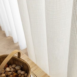 Tende Moderne Trasparenti In Voile Bianco Semplice In Tulle Per Soggiorno E Camera Da Letto
