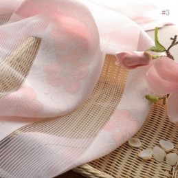 Tenda Semplice In Stile Rurale, Su Misura, In Tessuto Jacquard Color Pesca, Per Camera Da Letto E Soggiorno
