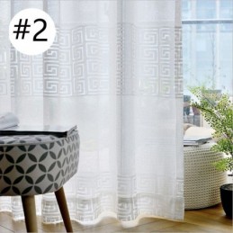 Tende Trasparenti Geometriche Per Soggiorno E Camera Da Letto