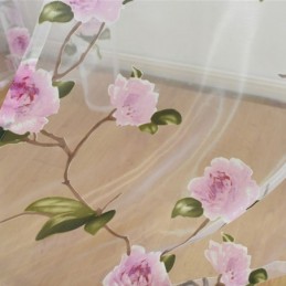 Tende Trasparenti Floreali In Tulle, Decorazioni Per La Casa, Divisorio Per Stanze