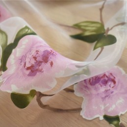 Tende Trasparenti Floreali In Tulle, Decorazioni Per La Casa, Divisorio Per Stanze