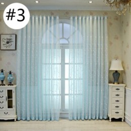 Tende Decorative In Tulle Ricamate Con Piante Per La Camera Da Letto