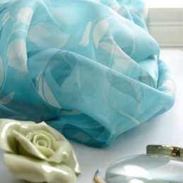 Tende Semitrasparenti Con Stampa Di Foglie Per Soggiorno E Camera Da Letto