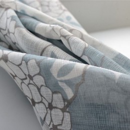 Tende A Fiori Stampate In Tulle Trasparente Per Soggiorno E Camera Da Letto