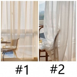 Tenda Moderna In Tulle Con Zanzariera Jacquard, Su Misura, Per Soggiorno E Camera Da Letto