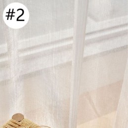 Tenda Moderna In Tulle Con Zanzariera Jacquard, Su Misura, Per Soggiorno E Camera Da Letto