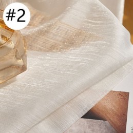 Tenda Moderna In Tulle Con Zanzariera Jacquard, Su Misura, Per Soggiorno E Camera Da Letto