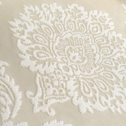 Tende Da Finestra In Tulle Con Ricamo Europeo, Romantiche, Semi-Trasparenti, Jacquard