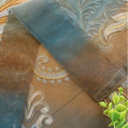 Squisita Tenda In Tulle Su Misura, Tenda Europea Ricamata Con Motivi Floreali, Tende Trasparenti Per La Decorazione Della Stanza