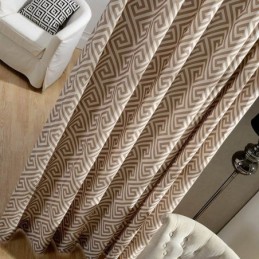 Tenda Nordica Semplice Su Misura, Tessuto Stampato Unico Ed Ecologico Per Studio