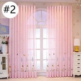 Tende Decorative In Tulle Ricamate Con Motivi A Cartoni Animati Per La Camera Da Letto
